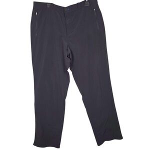 Coolibar Highlander Hiking Pants Mens 38x32 Black UPF 50 Zip Pockets Stretch